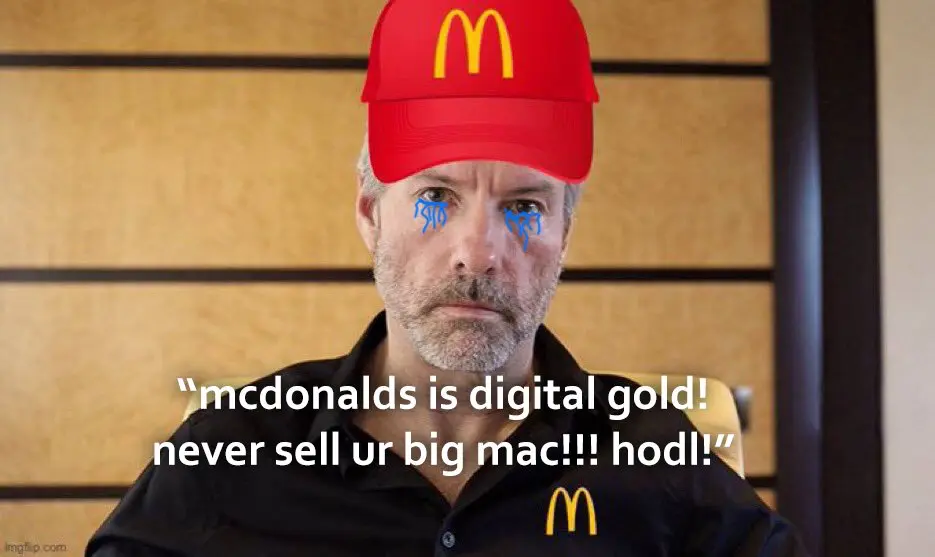 Michael Saylor trabajando en McDonald's