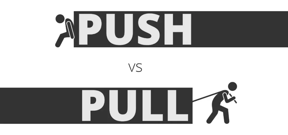 Sistema Pull vs. Sistema Push