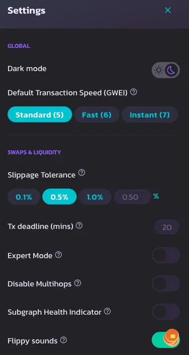 Configurar slippage toelrance pancakeswap paso 2