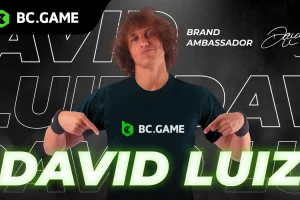 El futbolista brasileño David Luiz es ahora embajador de la marca BC.GAME